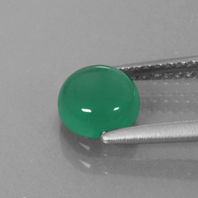 Ágata Verde Natural 1.01ct, Transparente, Transparente/Translúcido