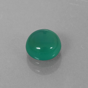 Ágata verde natural 0,89ct, transparente, transparente/translúcido