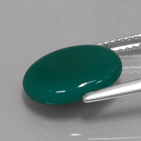 Ágata verde natural 2,75ct, transparente, transparente/translúcido