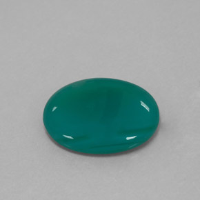 Ágata verde natural 2,50ct, transparente, transparente/translúcido