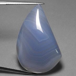 Ágata multicolorido natural 33,52ct, transparente, transparente/translúcido