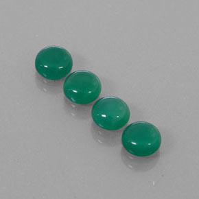 Pedras preciosas de ágata verde natural de  ct, transparente, transparente/translúcido