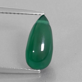 Ágata Verde Natural 2.88ct, Transparente, Transparente/Translúcido