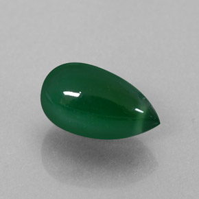 Ágata verde natural 2,07ct, transparente, transparente/translúcido
