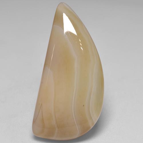 Ágata multicolorido natural 18,17ct, forma extravagante, translúcido