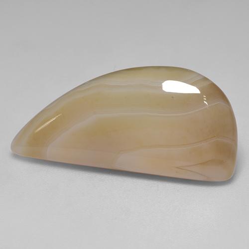 Ágata multicolorido natural 18,17ct, forma extravagante, translúcido