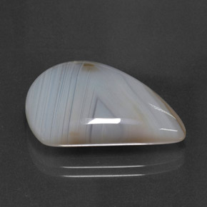 Ágata multicolorido natural 18,98ct, transparente, transparente/translúcido