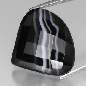 Ágata multicolorido natural 21,36ct, forma extravagante, opaco