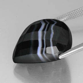Ágata multicolorido natural 21,36ct, forma extravagante, opaco