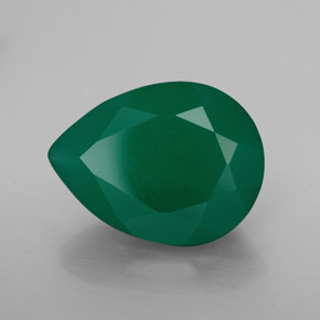 Ágata verde natural 7,20ct, transparente, transparente/translúcido