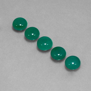 Pedras preciosas de Ágata Verde natural de  ct, Transparente, Transparente/Translúcido