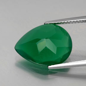 Ágata Verde Natural 5.67ct, Transparente, Transparente/Translúcido
