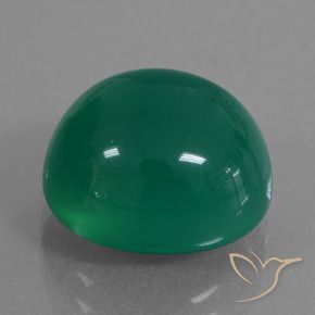 Ágata Verde floresta Natural 7.45ct, oval, Translúcido