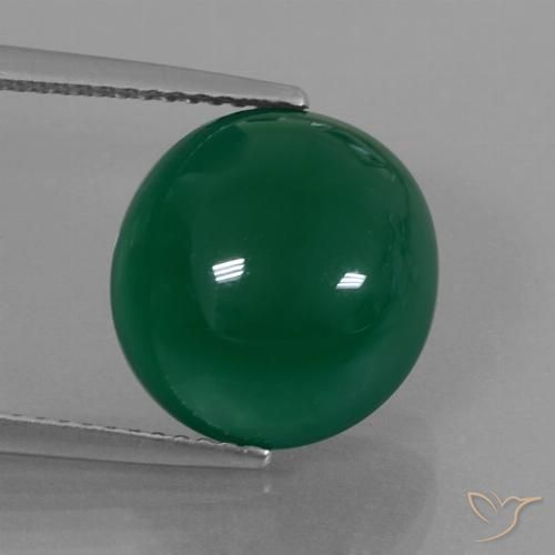 7.17ct Natural Verde Ágata, oval, Translúcido, Photo A