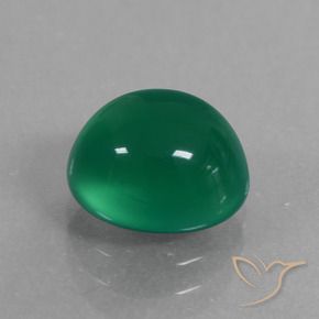 Ágata Verde floresta Natural 2.75ct, oval, Translúcido