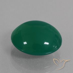 Ágata Verde Natural 5.73ct, oval, Translúcido