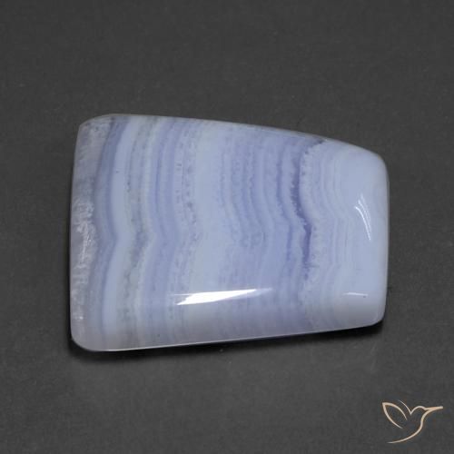 Ágata violeta real Natural 42.57ct, Chique, Translúcido
