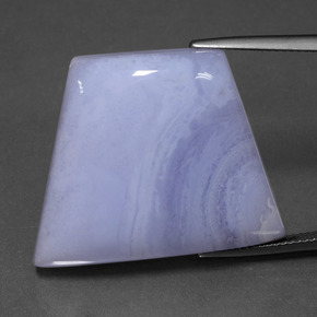 Ágata violeta natural 39,68ct, forma extravagante, translúcido