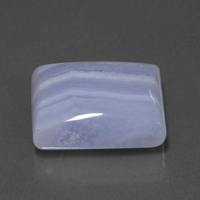 Ágata violeta natural 23,24ct, baguete, translúcido