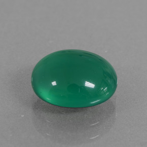 Ágata Verde floresta Natural 2.08ct, Corte Oval, Translúcido