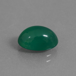 Ágata Verde amarelado Natural 2.31ct, Corte Oval, Translúcido