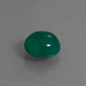 Ágata Verde Natural 2.80ct, Corte Oval, Translúcido