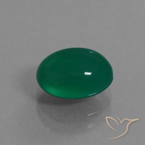 Ágata Verde amarelado Natural 3.10ct, oval, Translúcido