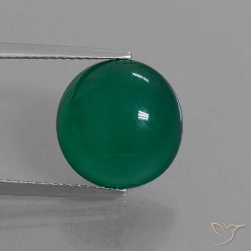 8.09ct Natural Verde Ágata, oval, Translúcido