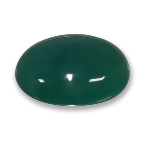 Ágata Verde Frio Natural 42.52ct, Corte Oval, Translúcido