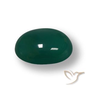 Ágata Verde Frio Natural 48.61ct, oval, Translúcido