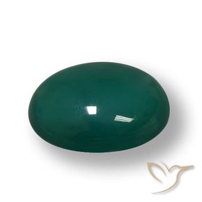 Ágata Verde Frio Natural 59.33ct, oval, Translúcido