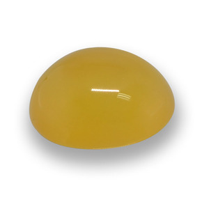 Ágata dourado natural 4,82ct, corte oval, translúcido
