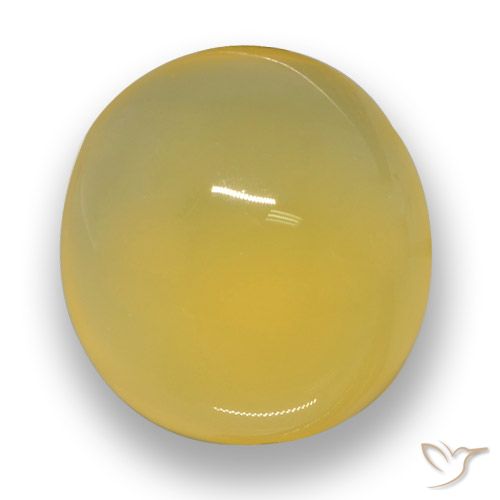 6.30ct Natural ouro amarelado Ágata, oval, Translúcido