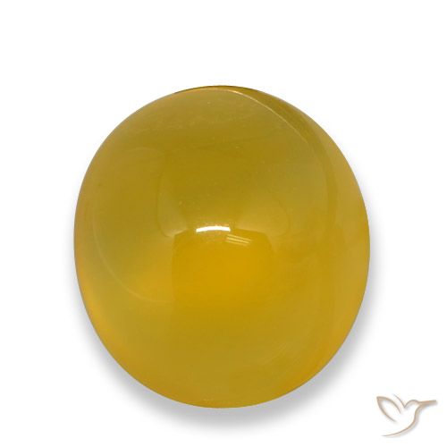 4.74ct Natural Amarelo escuro Ágata, oval, Translúcido