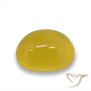 Ágata Mel amarelo Natural 3.84ct, oval, Translúcido