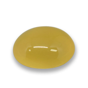Ágata Amarelo Natural 3.65ct, Corte Oval, Translúcido