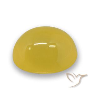 Ágata ouro amarelado Natural 4.47ct, oval, Translúcido