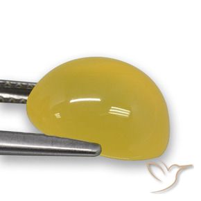 Ágata ouro amarelado Natural 4.47ct, oval, Translúcido