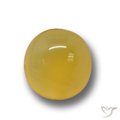 4.43ct Natural Amarelo escuro Ágata, oval, Translúcido