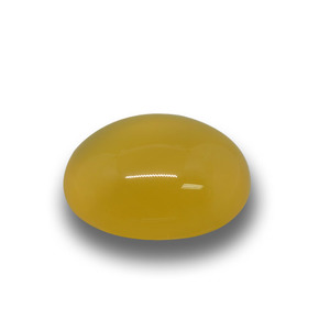 Ágata Dourado-Laranja Natural 3.76ct, Corte Oval, Translúcido