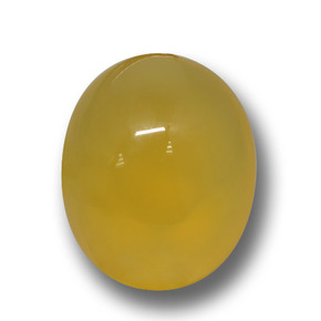 Ágata dourado natural 4,22ct, corte oval, translúcido