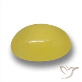 Ágata Amarelo Toscana Natural 4.36ct, oval, Translúcido