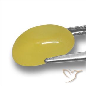 Ágata Amarelo Toscana Natural 4.36ct, oval, Translúcido