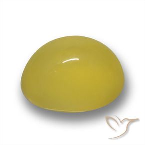 Ágata ouro amarelado Natural 5.28ct, oval, Translúcido