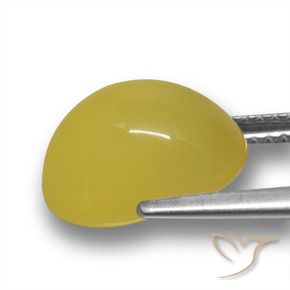 Ágata ouro amarelado Natural 5.28ct, oval, Translúcido