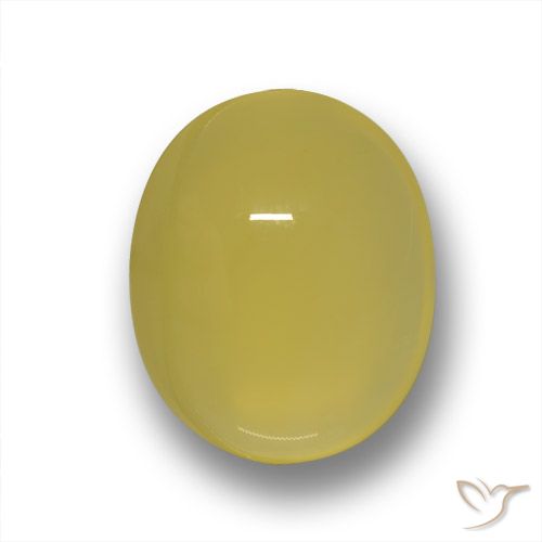4.05ct Natural Amarelo Toscana Ágata, oval, Translúcido