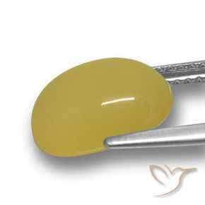 Ágata Amarelo Toscana Natural 4.05ct, oval, Translúcido
