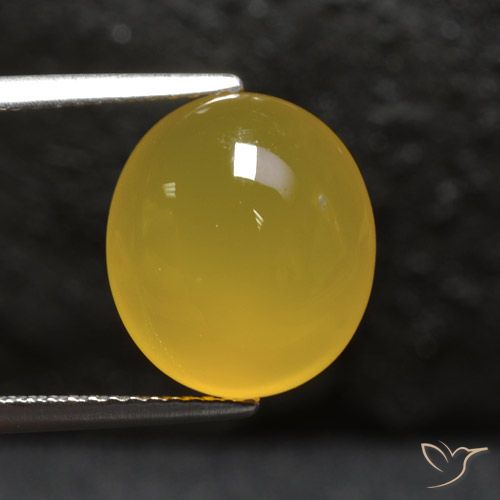 5.56ct Natural Mel amarelo Ágata, oval, Translúcido, Photo A