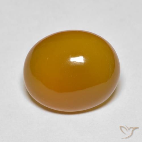 5.53ct Natural laranja marrom Ágata, oval, Translúcido