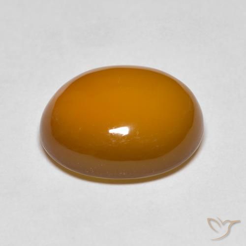 Ágata laranja marrom Natural 5.53ct, oval, Translúcido